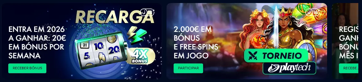 Oferta especial para novos jogadores – bónus até 1.000€