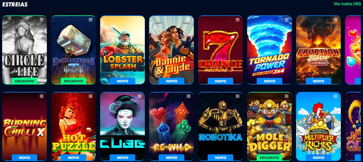 Máquinas de rolos digitais com jackpots
